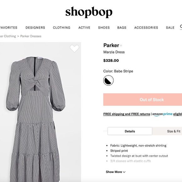 ***SOLD*** Parker | Long Sleeve Marzia Dress - Picture 16 of 16